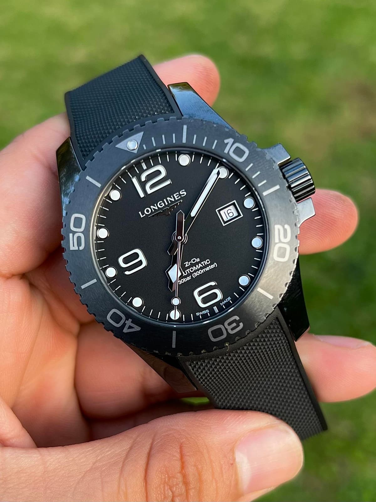 [WTS] Longines Hydroconquest 43mm Full Black Ceramic Ref L3.784.4.56.9 MINT Full Kit $2150