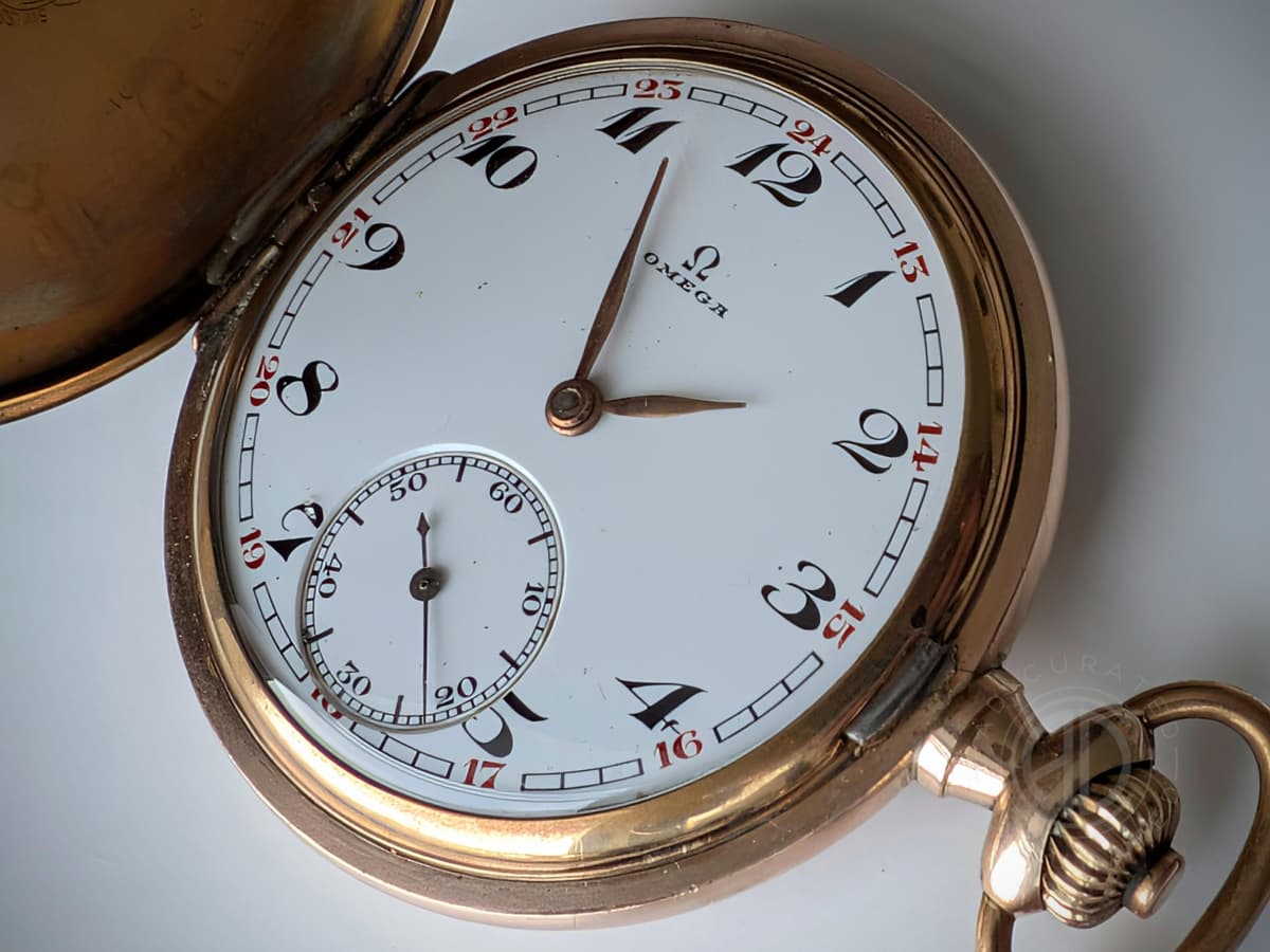 [WTS] Omega 1923 Full Hunter Pocket Watch w/Chain