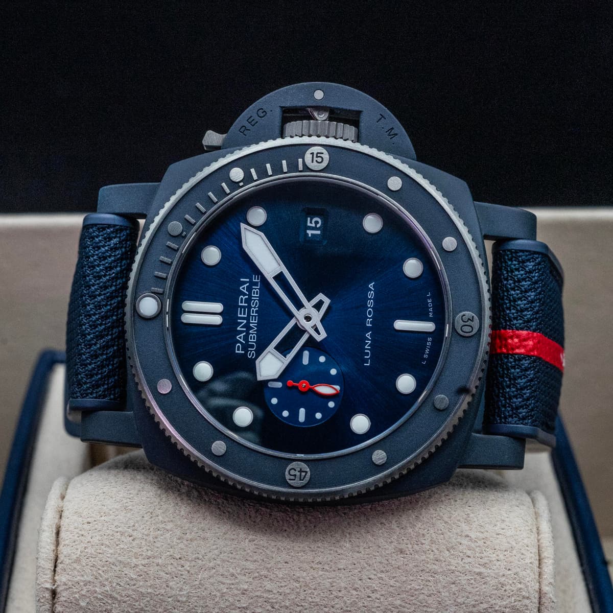 [WTS] Panerai Submersible Luna Rossa PAM01466 44mm Ti-Ceramitech Blue Box Papers 2024