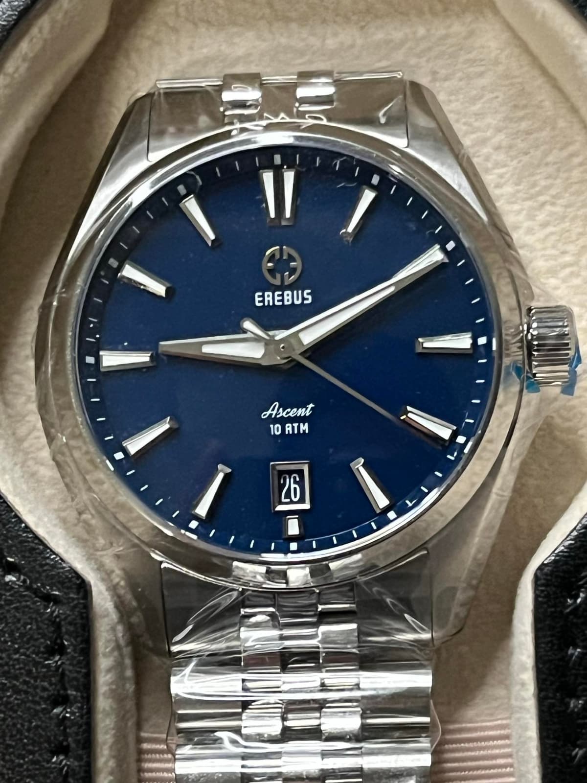 [WTS] Erebus Ascent Blue Enamel 39mm J bracelet, BNIB, unwrapped! (Pricedrop!)
