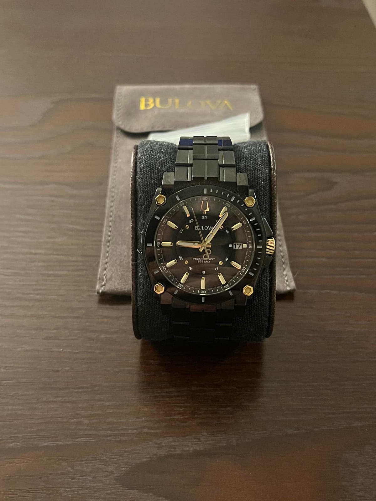 [WTS] Bulova Precisonist, like new! All links included as well as a coolio travel pouch!
