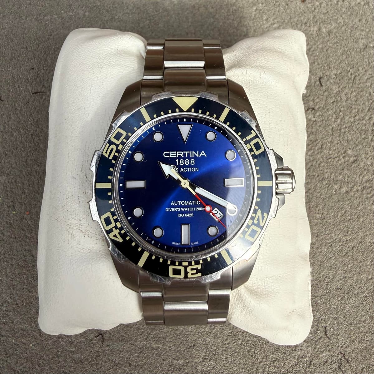 [WTS] - Certina DS Action Diver 43 mm in Blue - C013.407.11.041.00 - $395