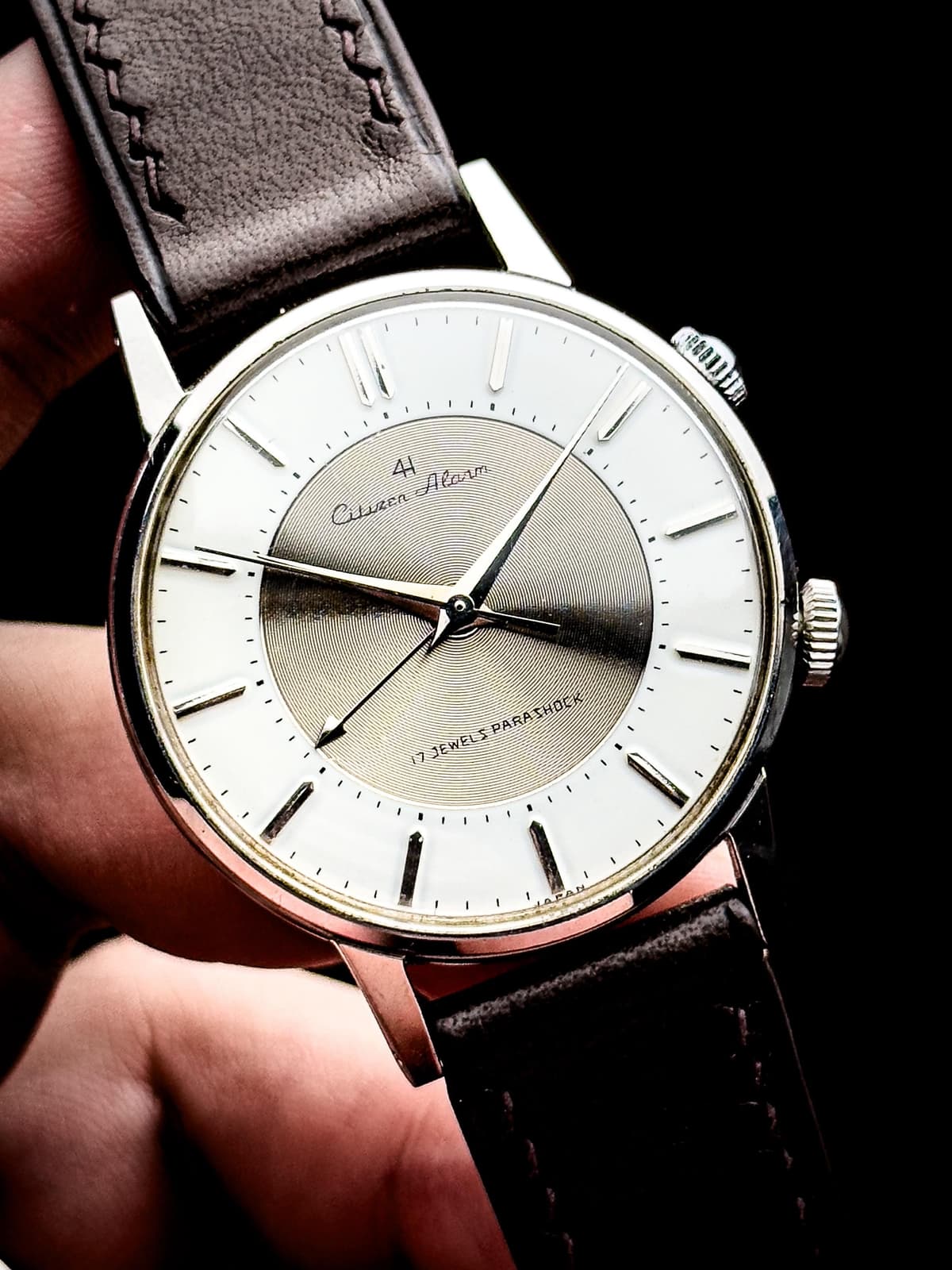 [WTS] Citizen Alarm 4H Parashock 17 Jewels 37mm | Good Condition (Serviced) | $450