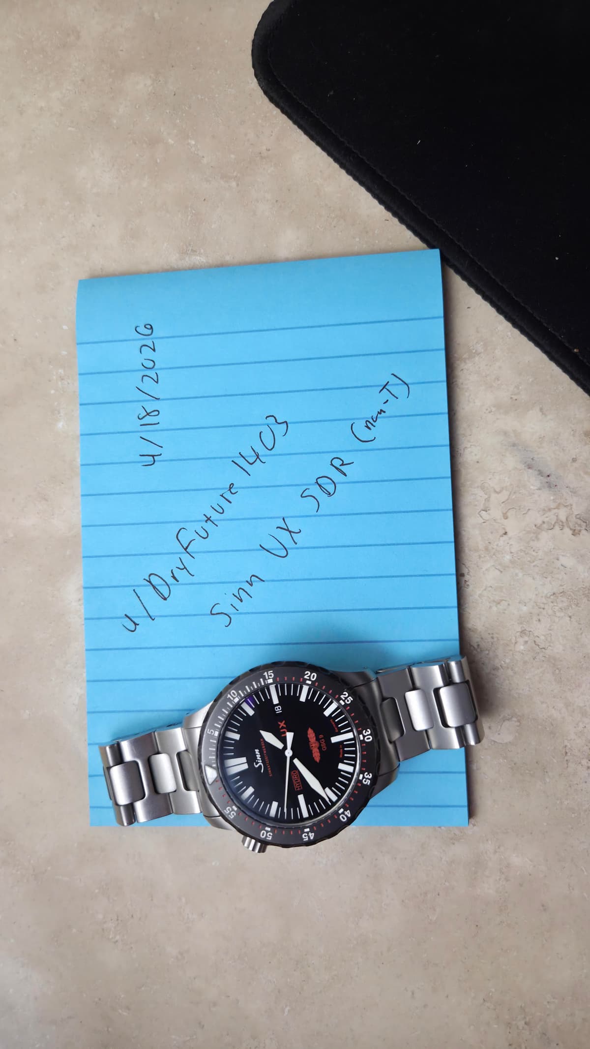 [WTS] Sinn UX SDR (non-T) with Sinn rubber strap