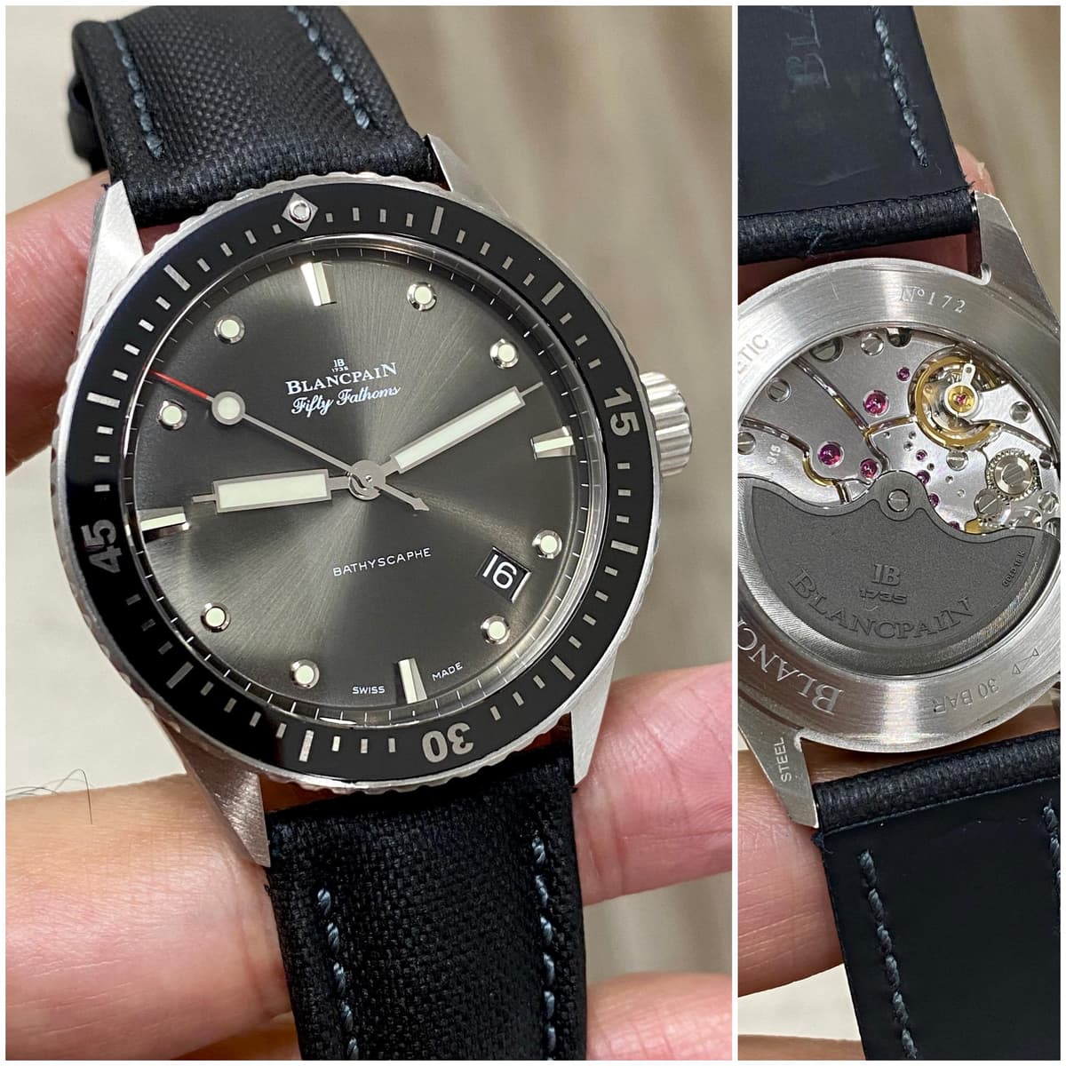 [WTS] Blancpain Fifty Fathoms Bathyscaphe 5000-1110-B52A