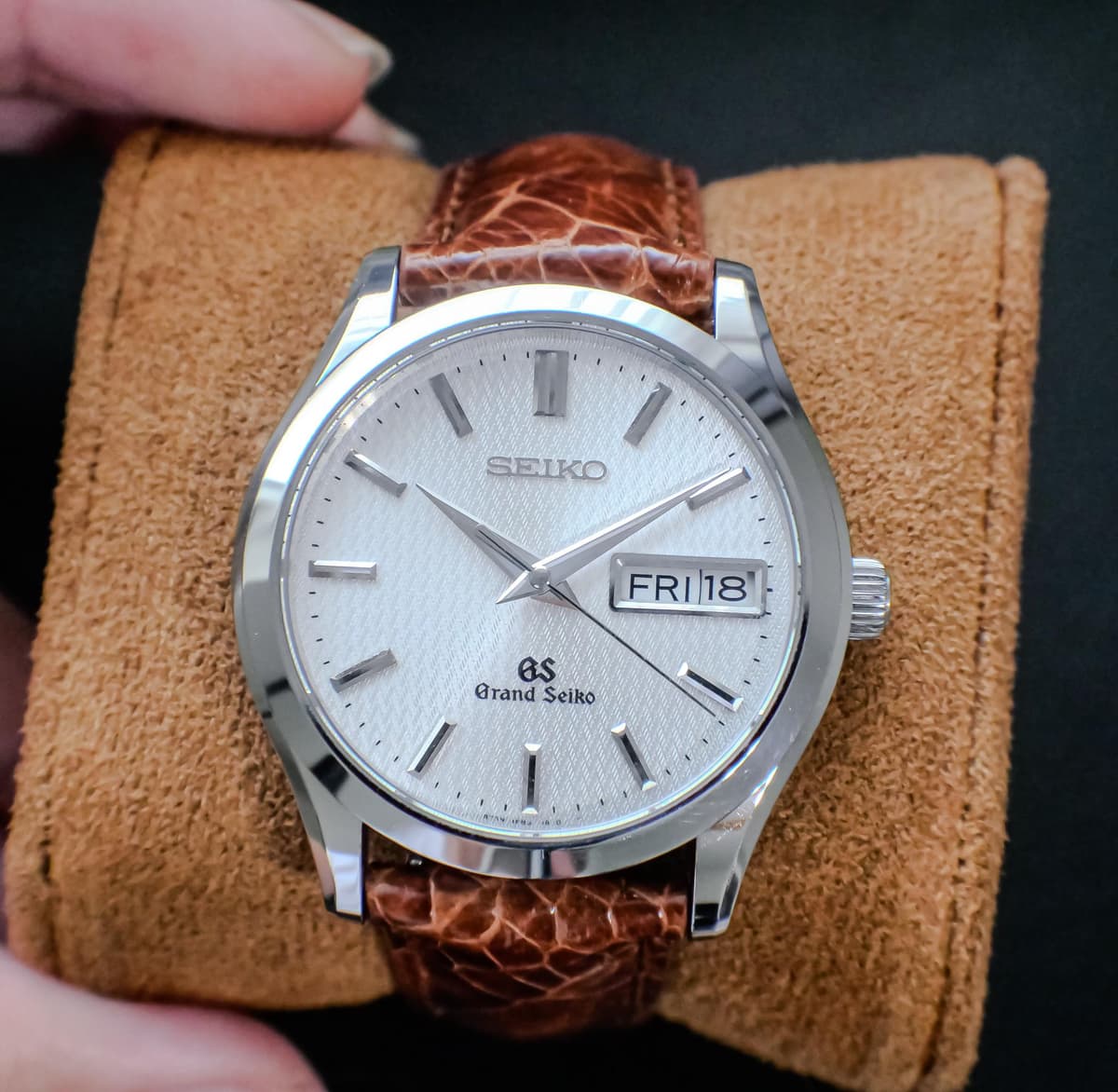 [WTS] Grand Seiko SBGT003 9F83 Quartz Silver Texture Dial - $1250 SHIPPED