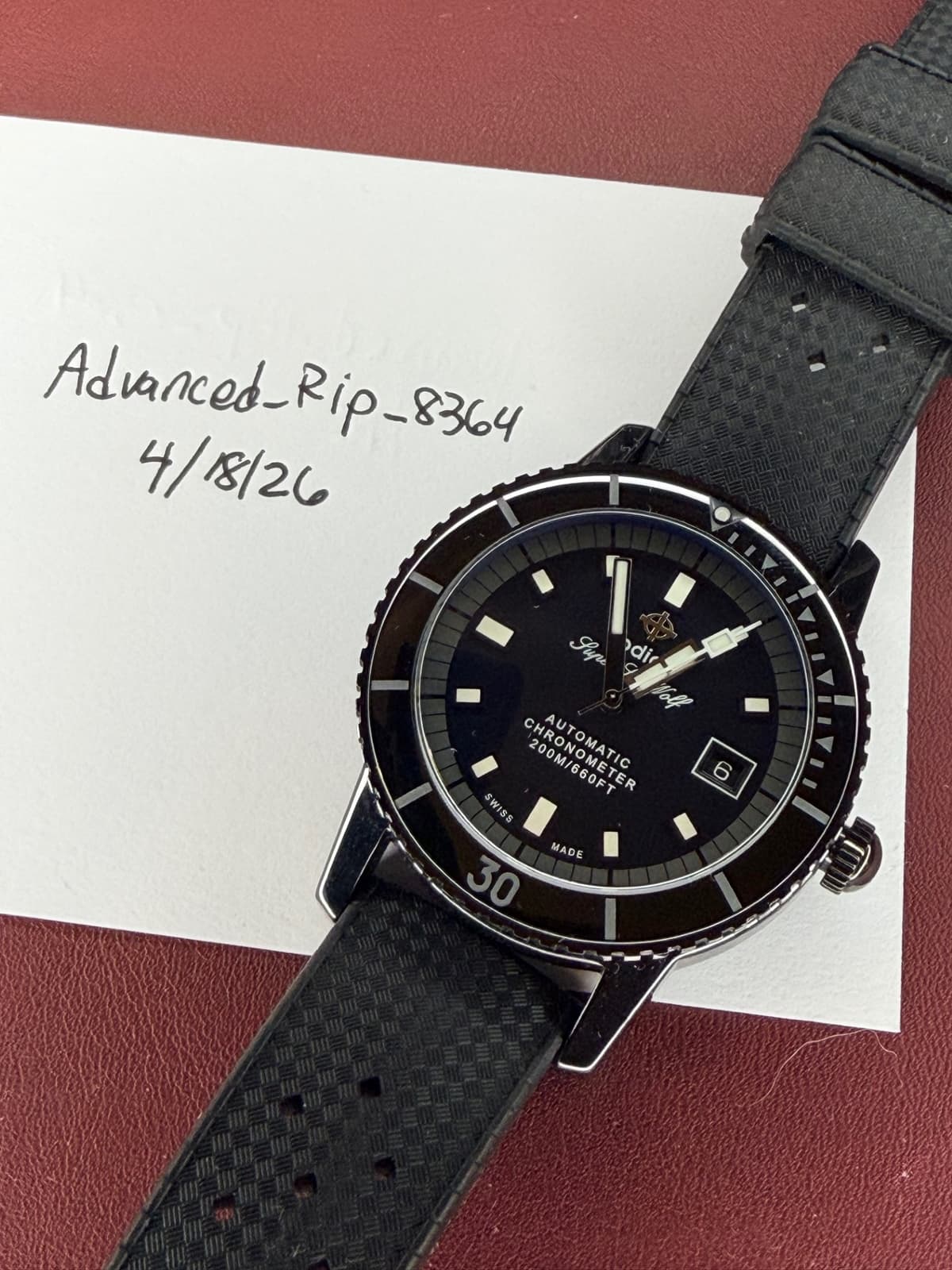 [WTS] Zodiac Super Sea Wolf Ceramic, Price Drop