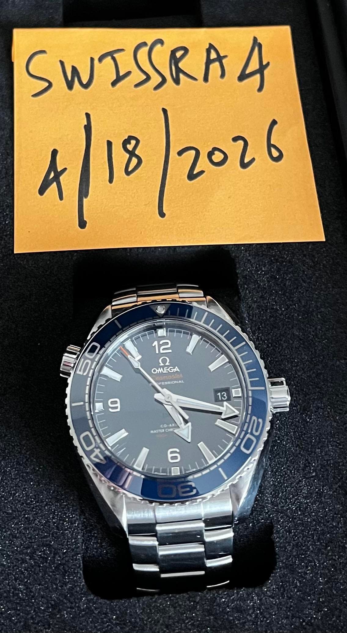 [wts] Omega Seamaster Planet Ocean 8900 Blue 43.5mm 215.30.44.21.03.001 underwarranty
