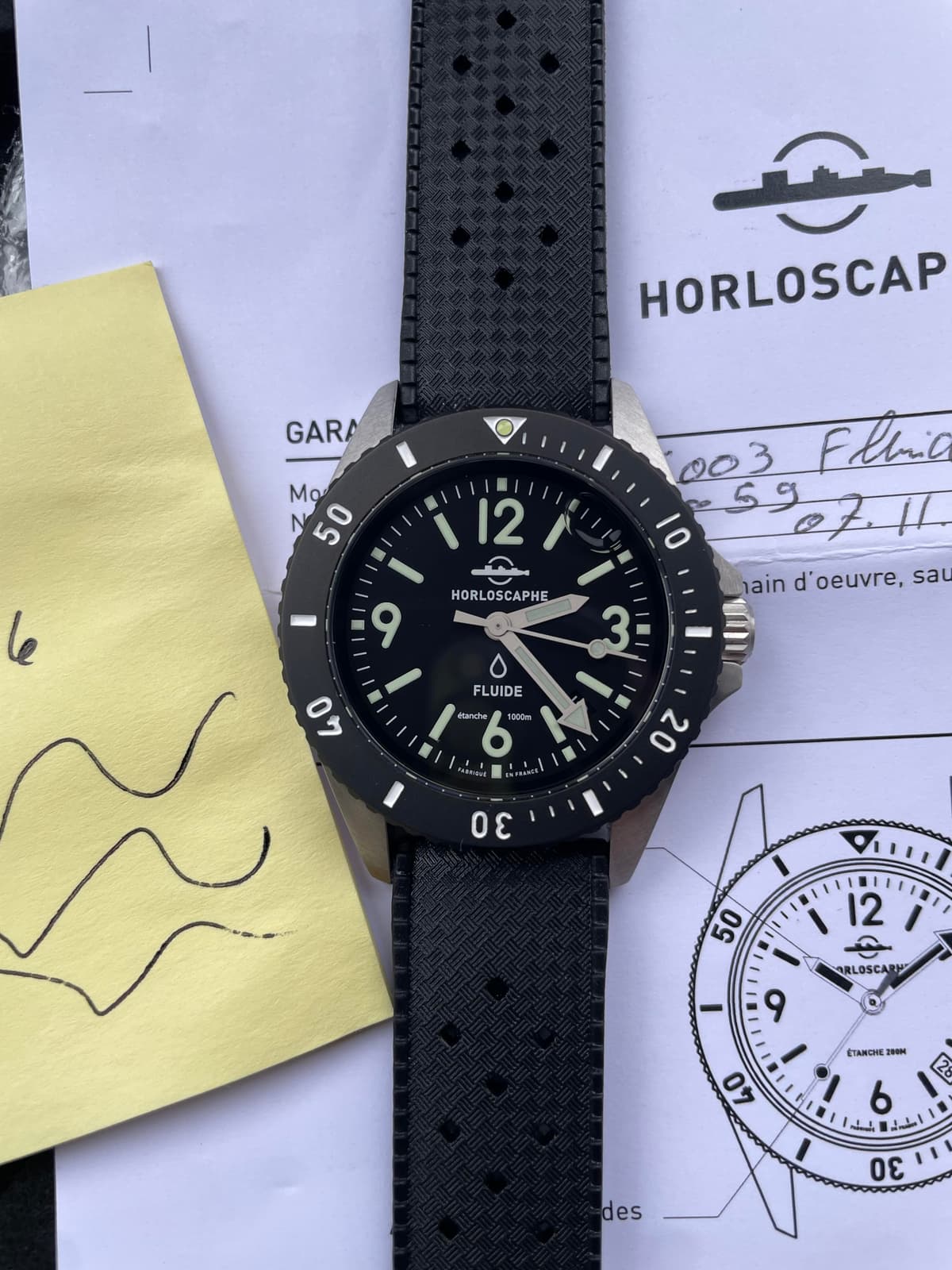 [WTS] Horloscaphe NC003 Fluide - 1000M - Oil filled Swiss quartz diver
