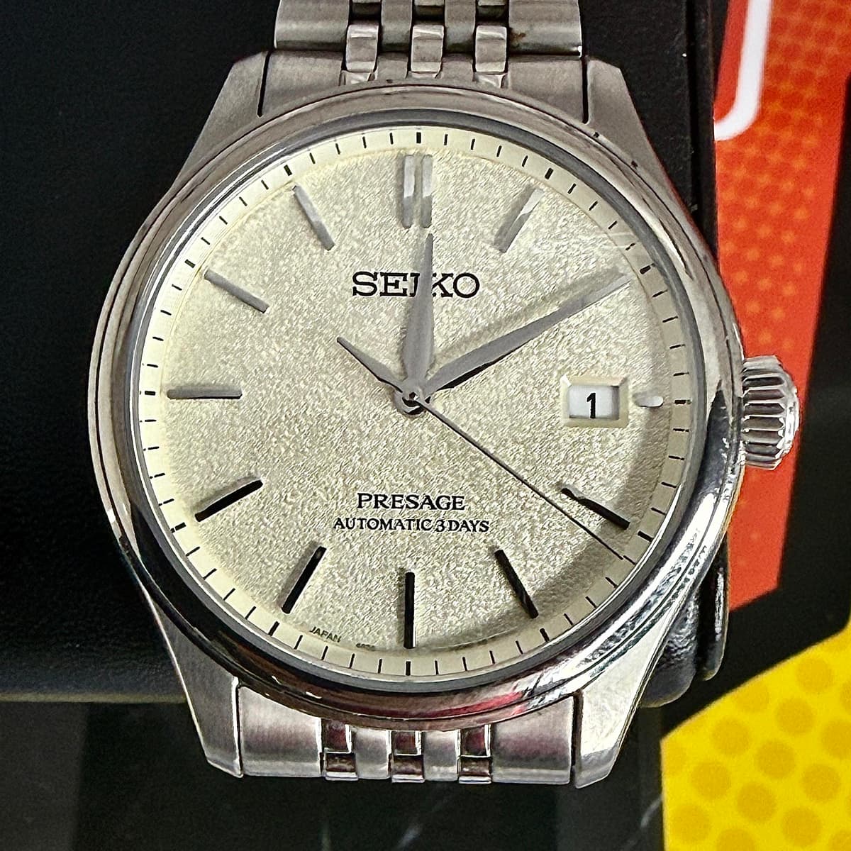 [WTS] Seiko Presage 6R55-00H0 39mm Automatic Textured Dial (2023+) Bracelet + Links – $650