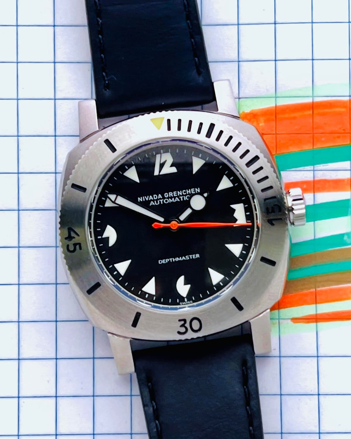 [WTS] Nivada Grenchen ART DECO DEPTHMASTER - 2025