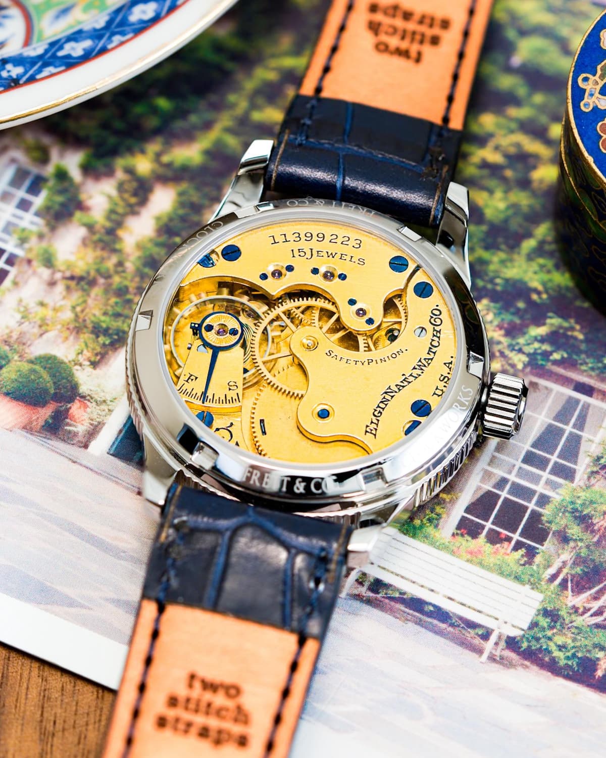 [WTS] 40 mm Elgin, gilt finish, railroad dial, from 1905