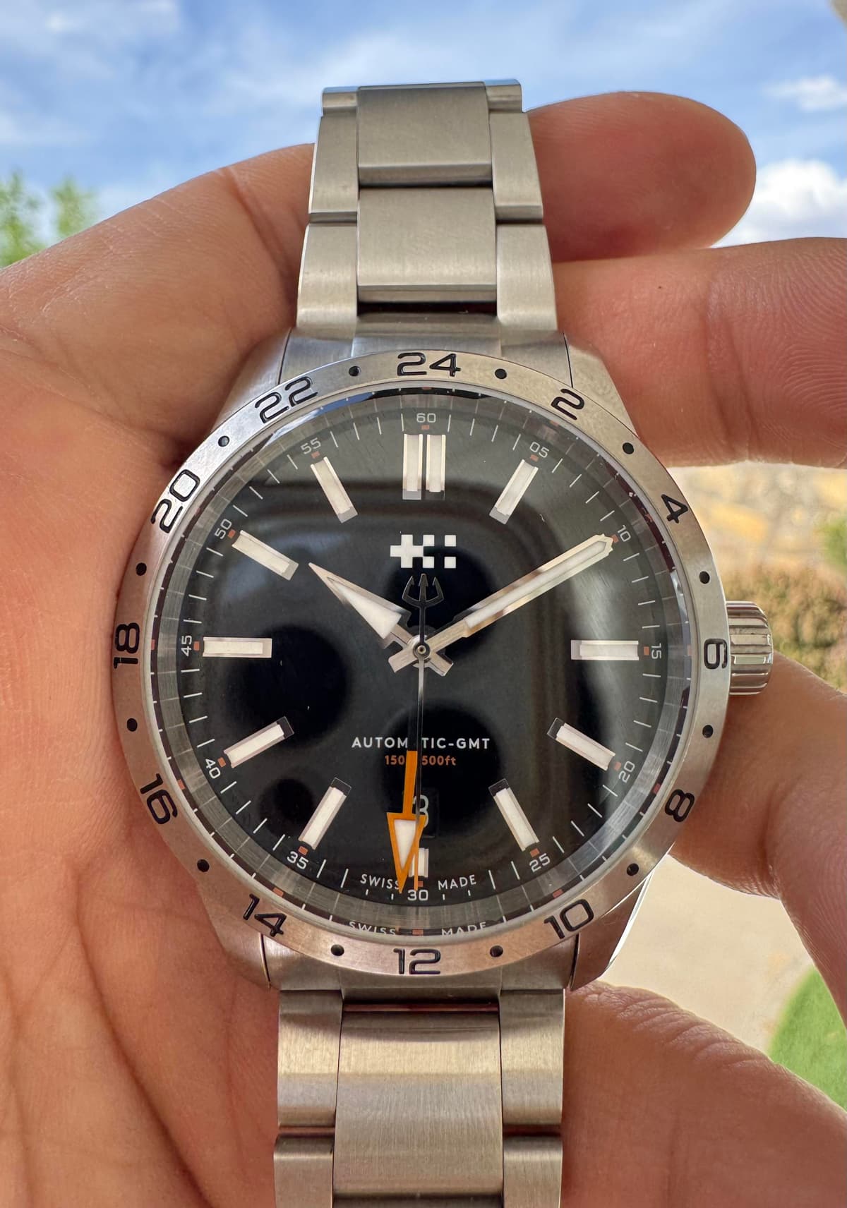 [WTS] Price Drop! Christopher Ward Sealander GMT 39mm – Black Dial – 2023 Full Set – $999 + shipping