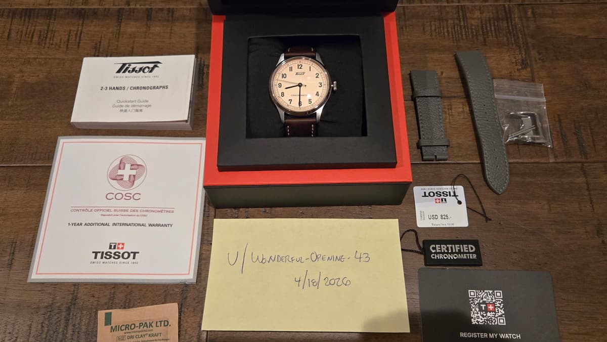 [WTS] Tissot Heritage 1938 Salmon Dial 675 Shipped - Mint condition
