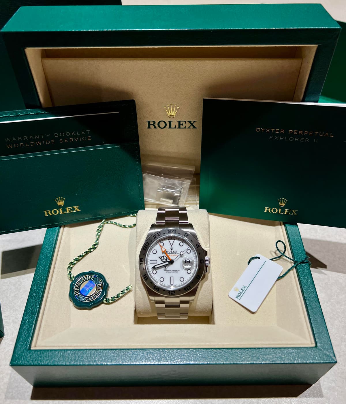 [WTS] BRAND NEW Rolex Explorer II - Polar (ref. 226570) Full Set