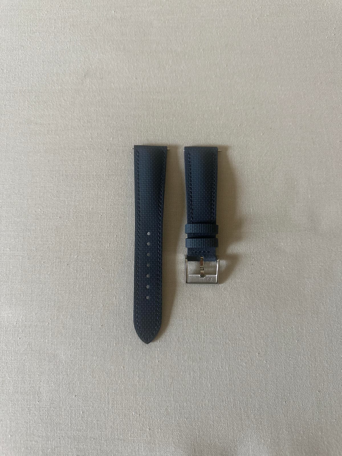 [WTS] Delugs Navy Signature Sailcloth Strap 20mm 115/70