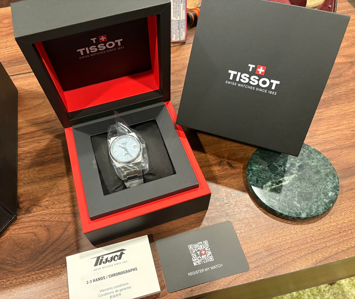 [WTS] Tissot PRX Powermatic 80 35mm Ice Blue Dial — BRAND NEW, $499 Priced to Fly ✈️