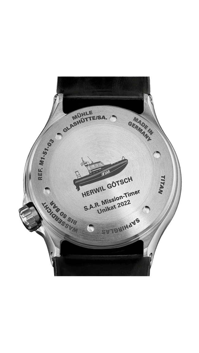 Mühle-Glashütte Mühle-Glashütte S.A.R. Mission-Timer TITAN “HERWIL GÖTSCH”