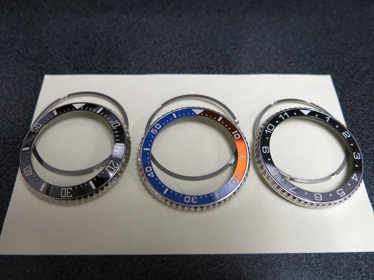Seiko SKX bezels and inserts