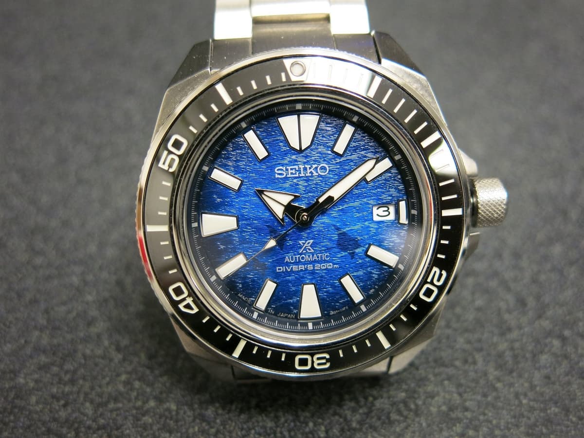 Seiko Prospex King Samurai Made in Japan Special Edition Save the Ocean Manta Ray SRPE33