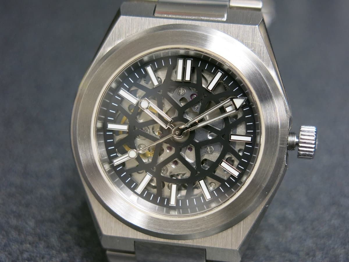 Seiko Special Skeleton project with bracelet NH70 movement