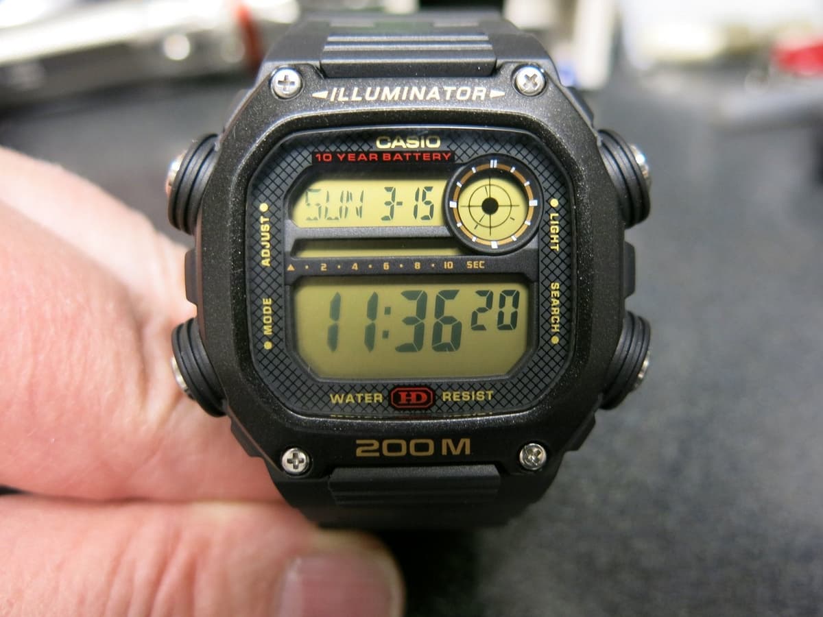 Casio World Timer 200m WR DW291H