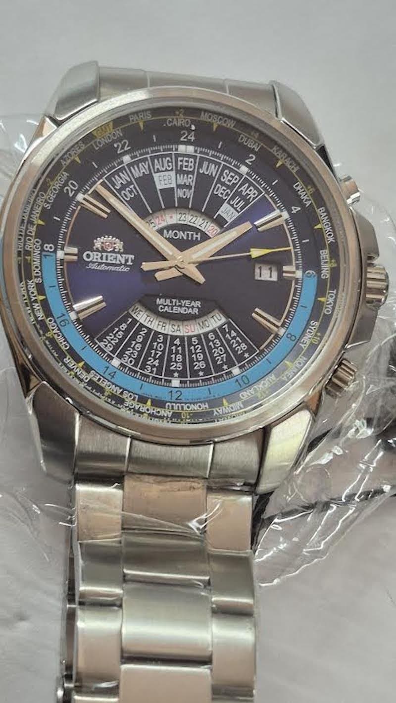 ORIENT WORLD TIME - MULTI-YEAR CALENDAR - FULL SET UNUSED