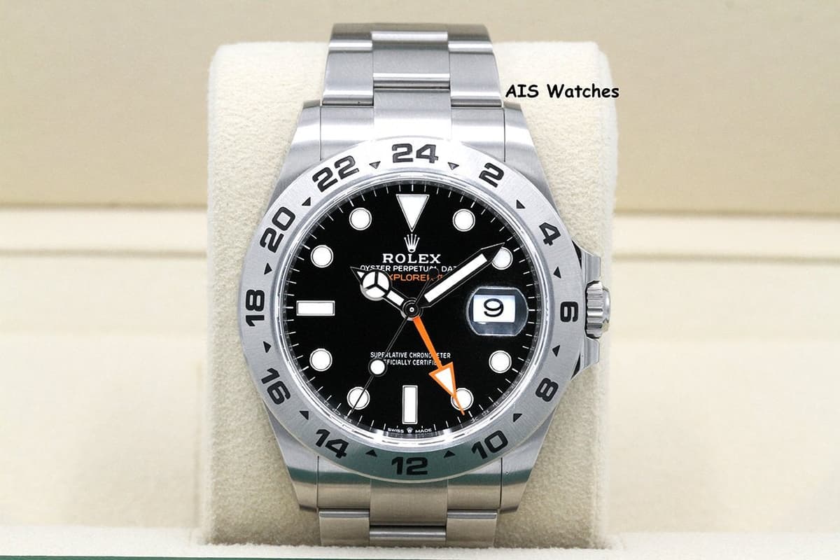 FSOT: Rolex Explorer II 226570 Black Dial 42MM 2022 Box & Papers