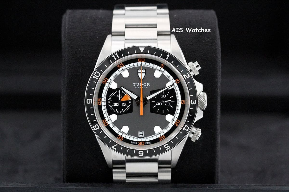 FSOT: Tudor 70330N Heritage Chrono Black Stainless Steel 42MM Box & Papers