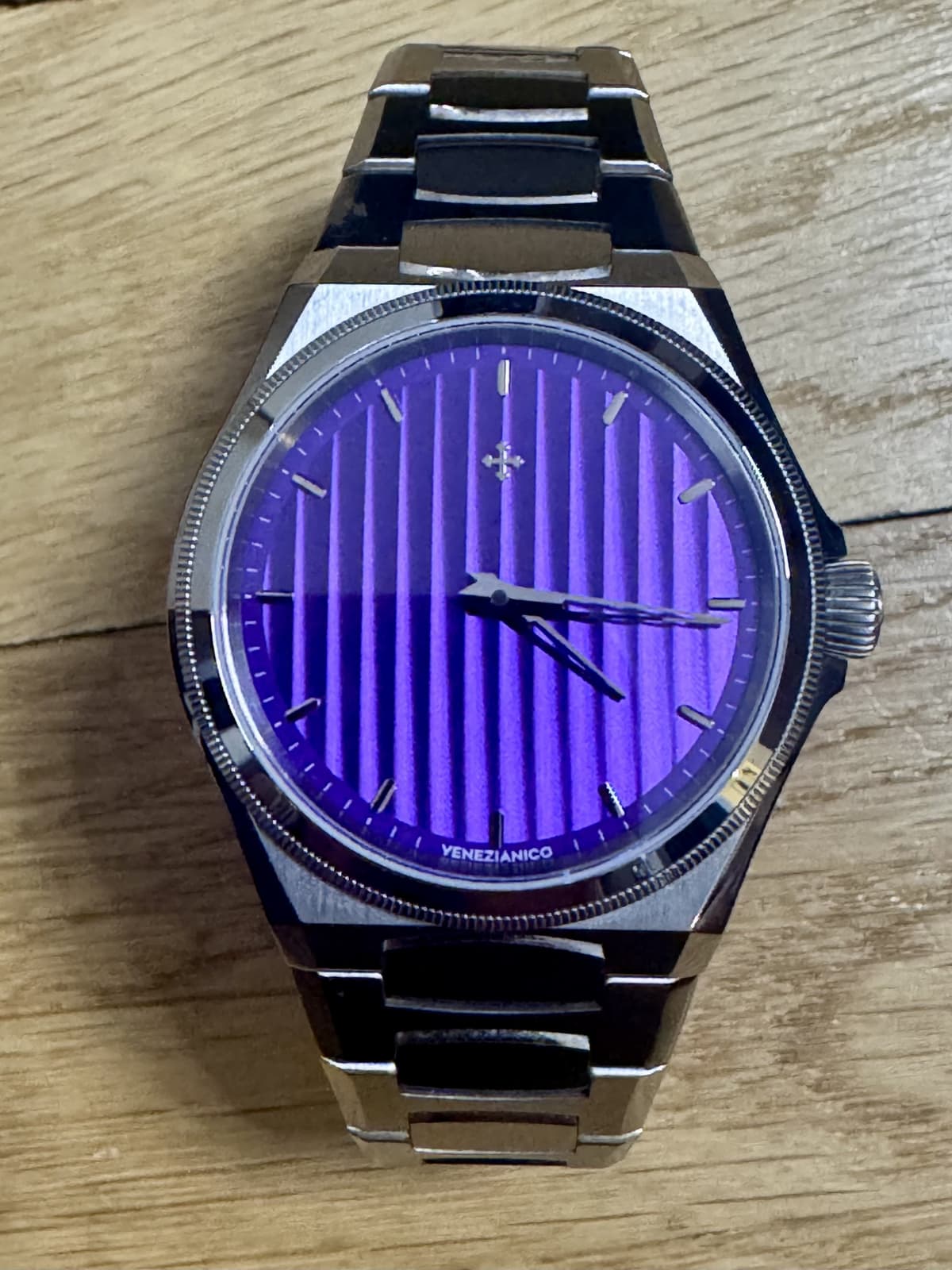 Venezianico Arsenale 40 complete, purple dial