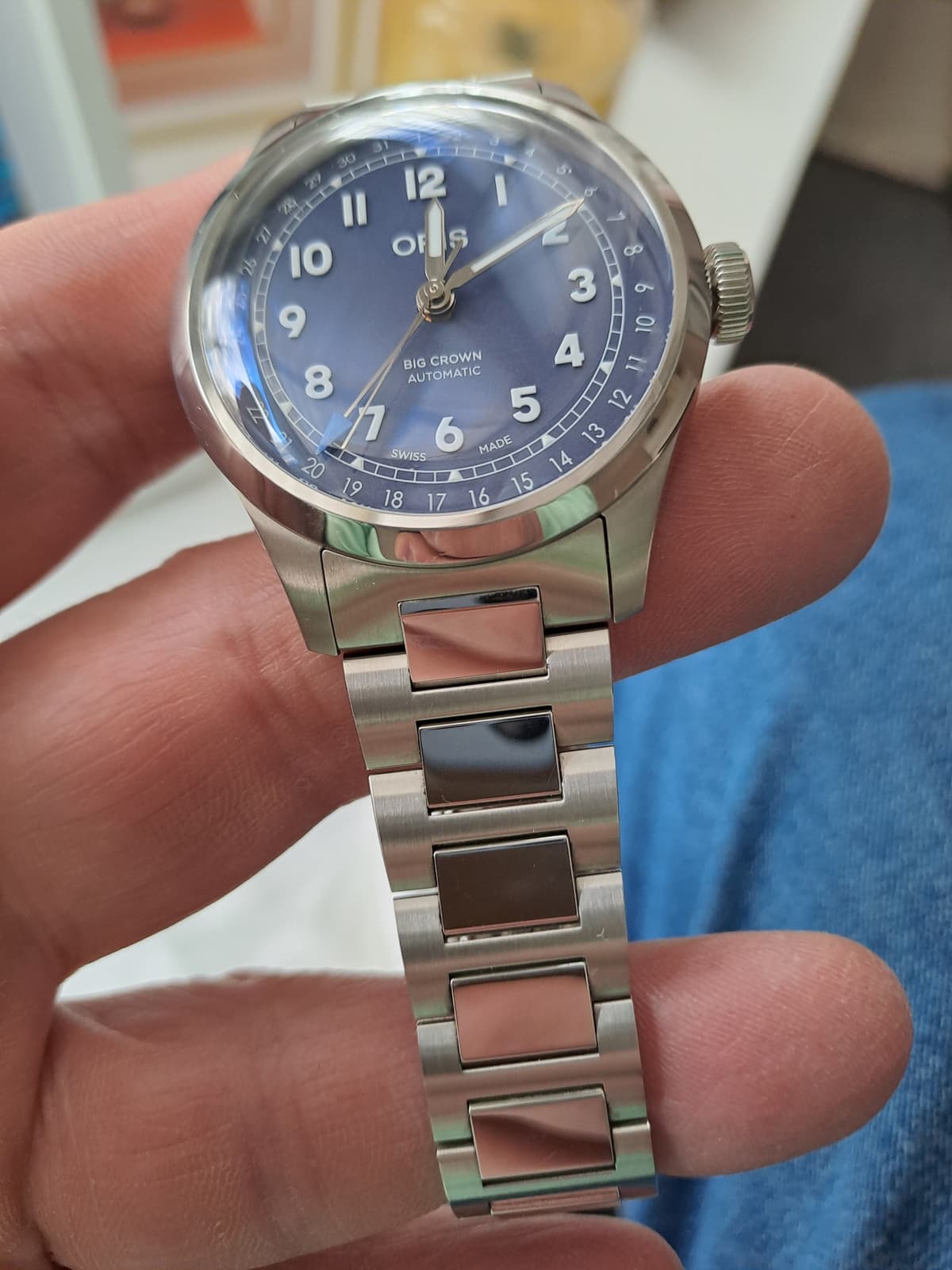 Oris Big Crown Pointer Date 40mm Watch 0175477984068-0782006 lilac