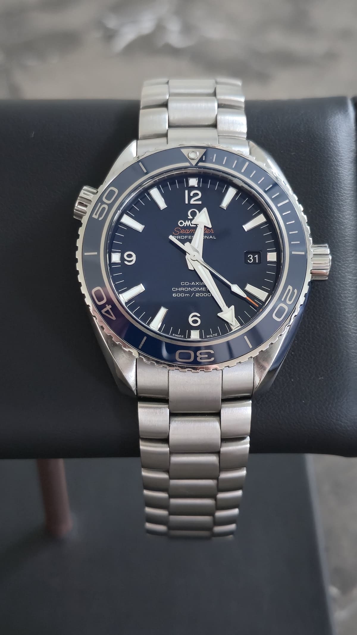 FS: Omega Seamaster Planet Ocean 600M Titanium 232.90.46.21.03.001, Complete