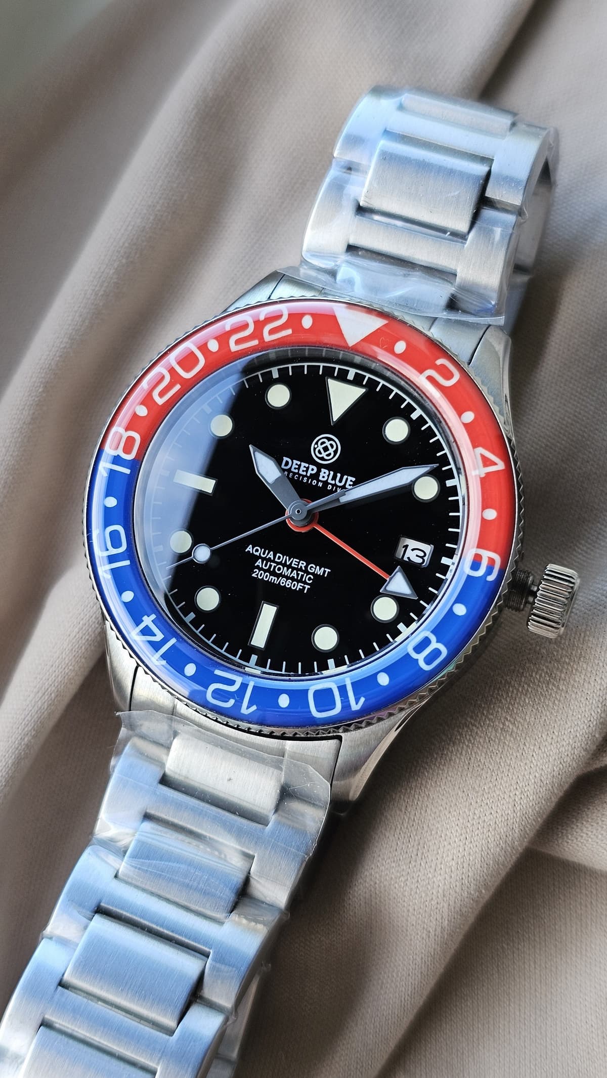 FS: Deep Blue Aqua Diver GMT Pepsi (BNIB)