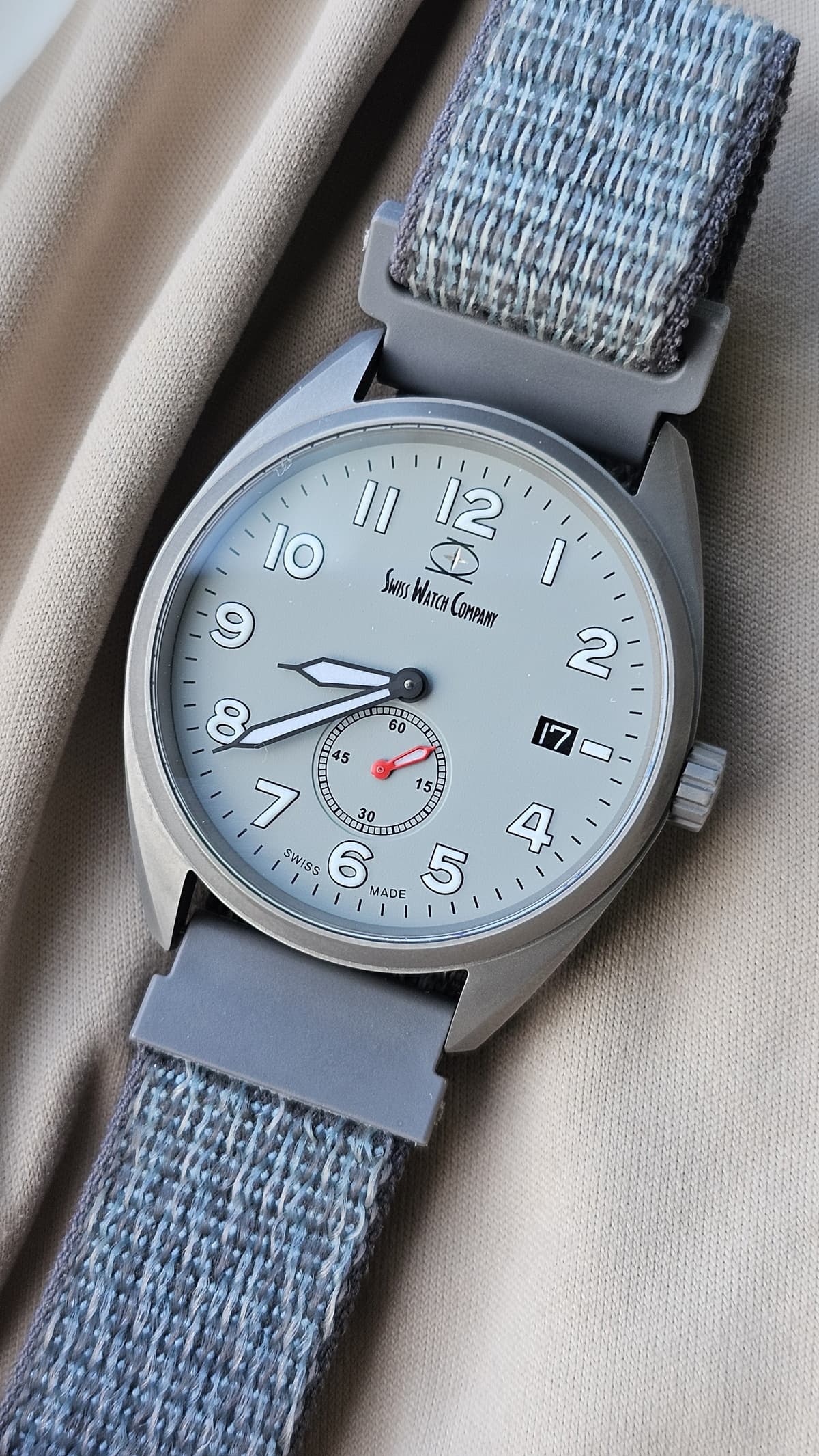 FS:  Swiss Watch Company ARK titanium field watch