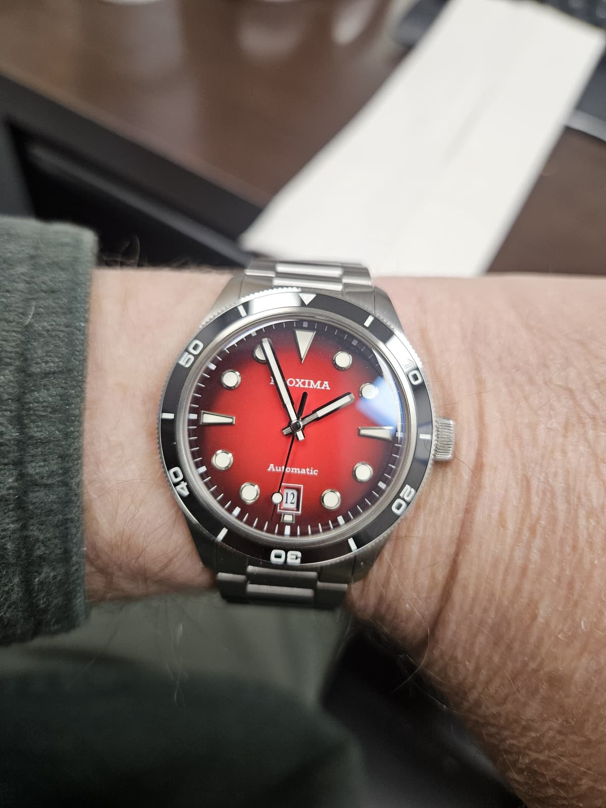 For sale Proxima px1697 red dial,  like new