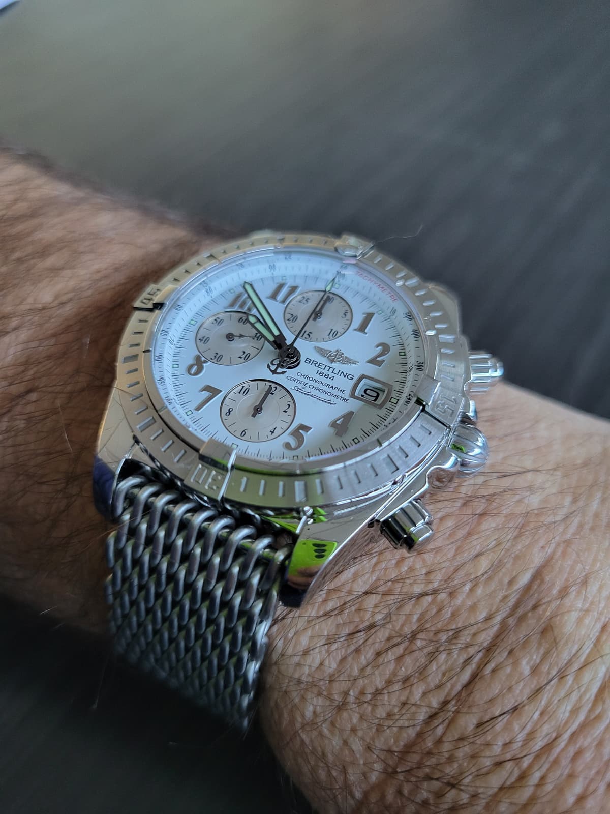 Breitling A13356 CHRONOMAT EVOLUTION watch - [ w/AD receipt & FULL PAPERS !!! ]