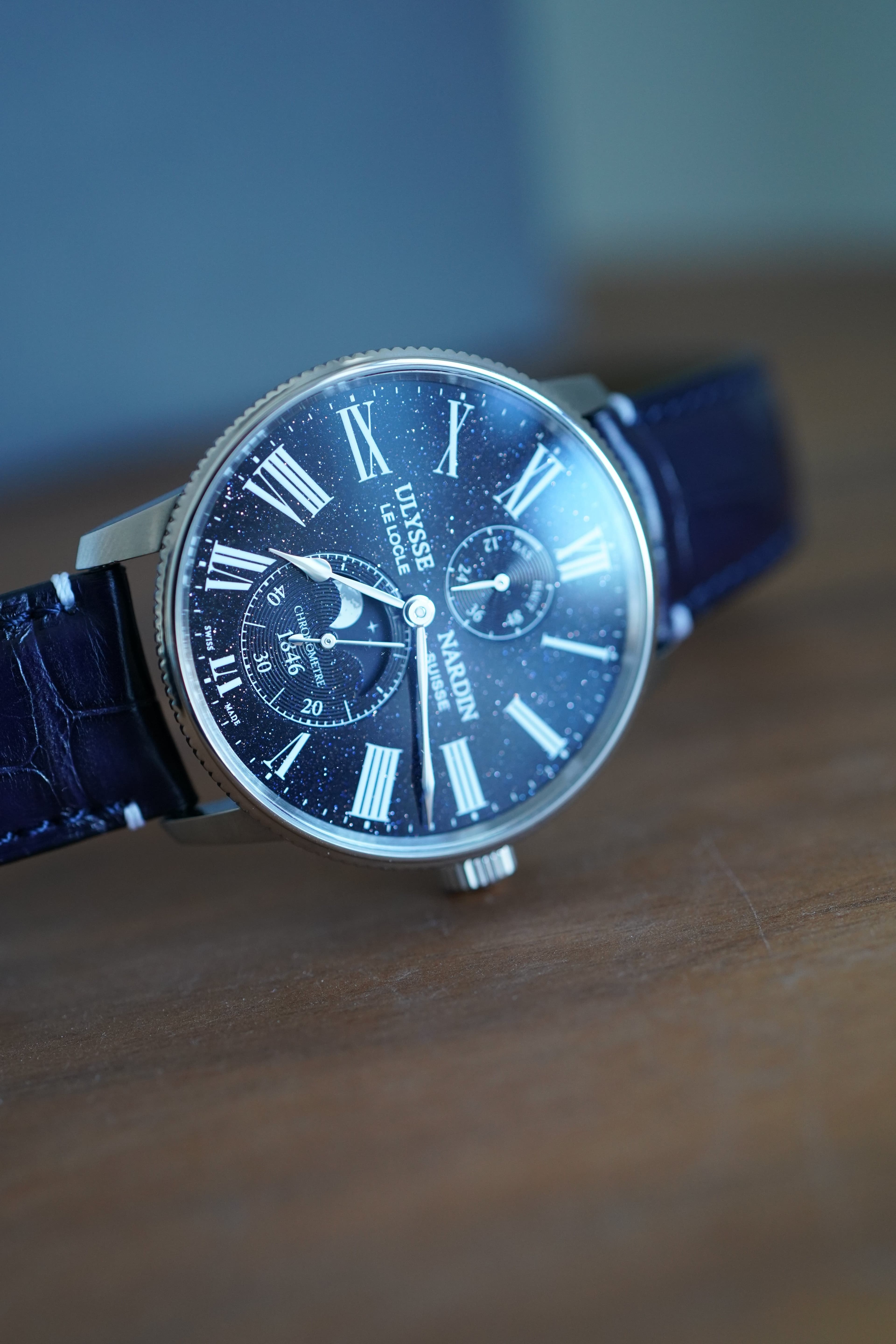 Fs: Ulysse Nardin MARINE TORPILLEUR MOONPHASE AVENTURINE LE