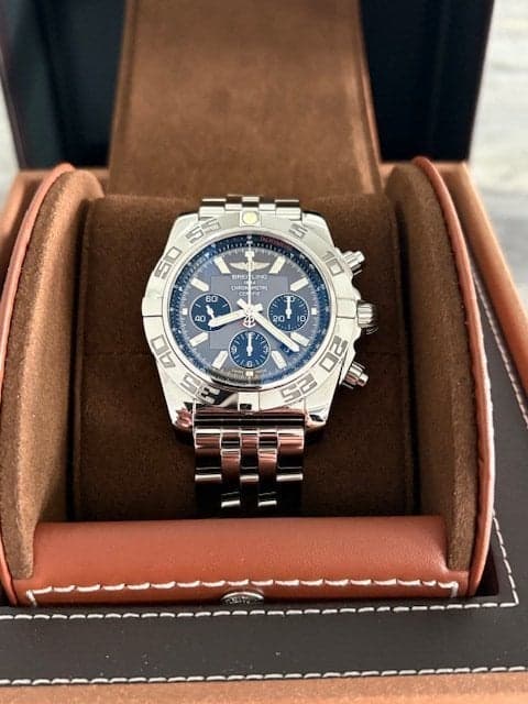 FS: Breitling Chronomat 44 B01 blackeye gray