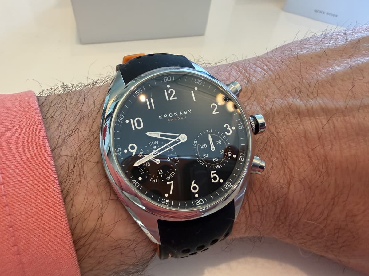 Kronaby Swedish Hybrid Smartwatch with Incredible Battery Life