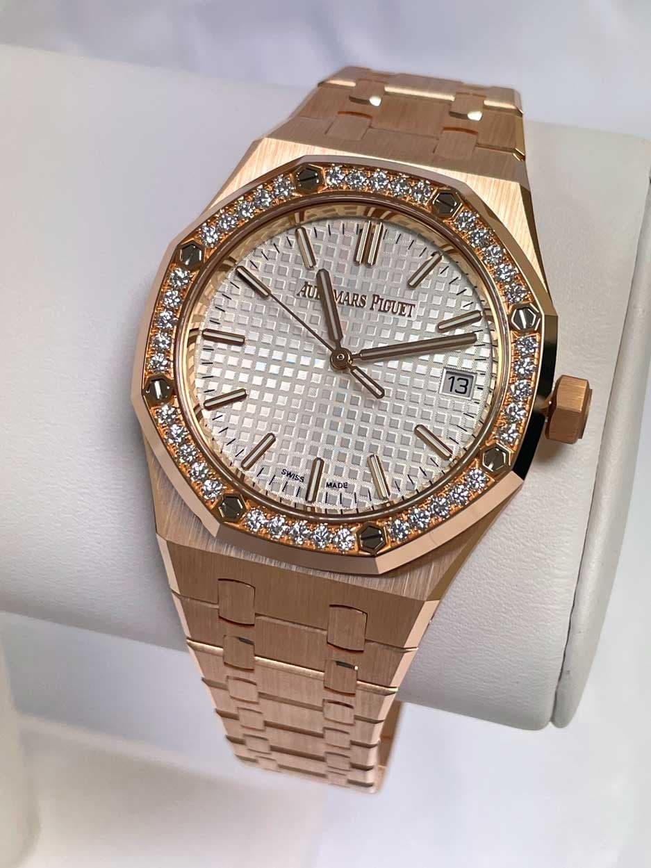 FS: Audemars Piguet Royal Oak 37mm Diamonds 15551OR.ZZ.1356OR.04 White 3/2026