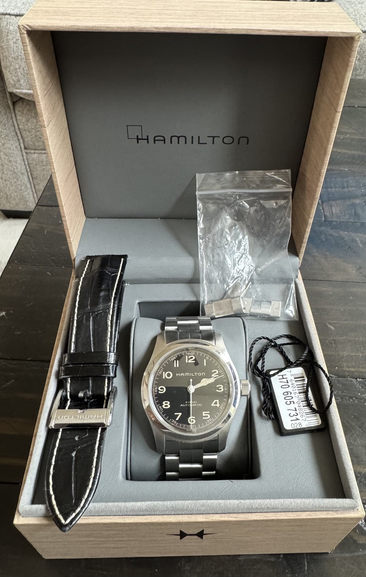 Hamilton "Murph" 42mm H70605731 plus bracelet