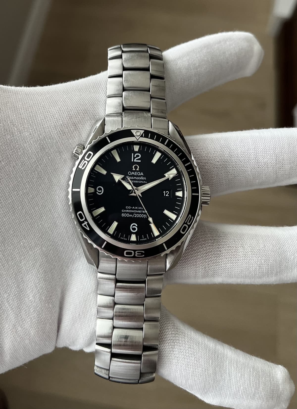 **HUGE DROP** Omega Seamaster Planet Ocean 2500D 45.5mm 2200.50.00