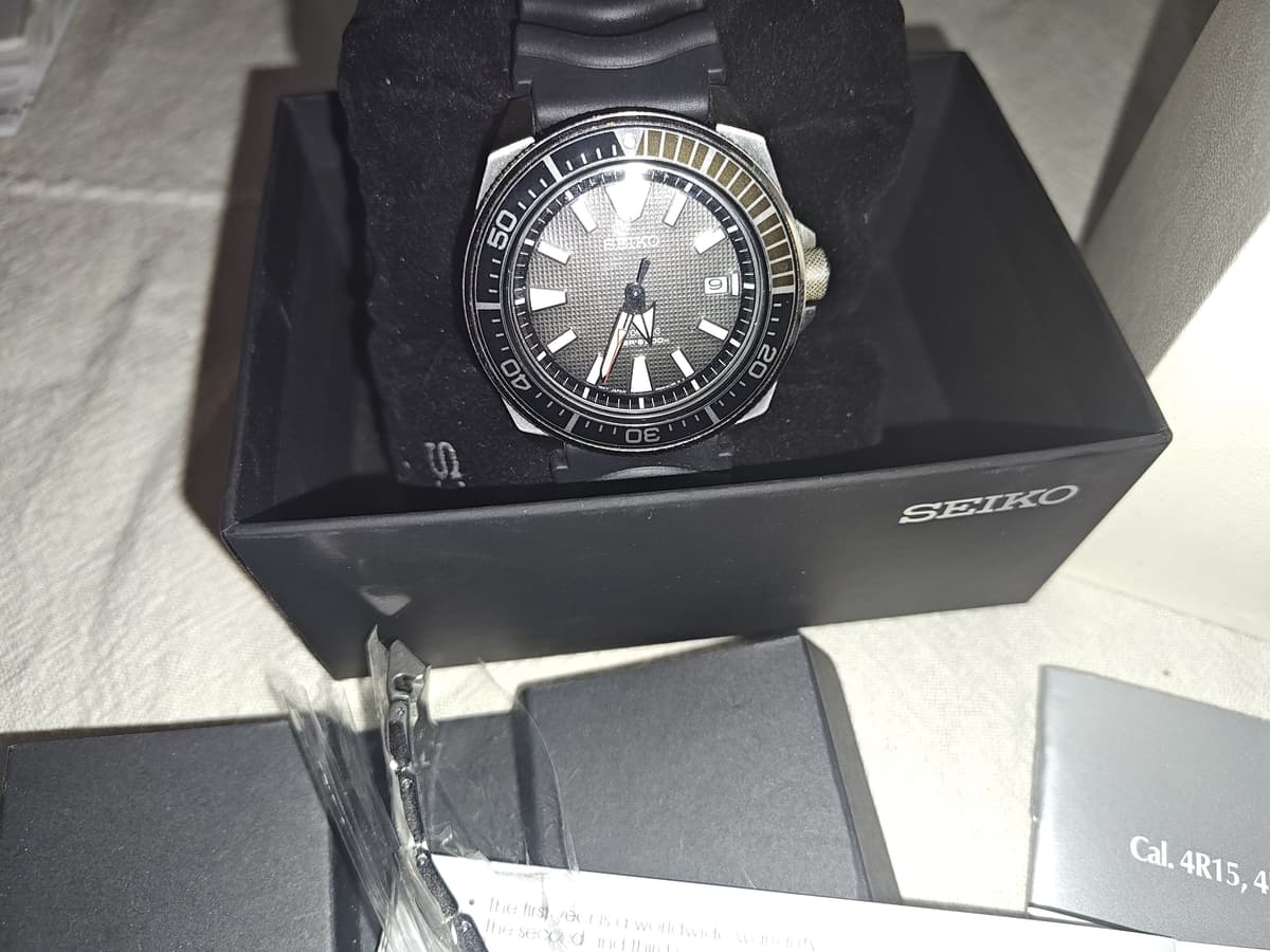 FS Seiko Samurai Black Dial SRPB51