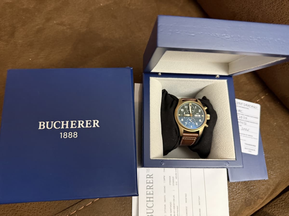 2025 IWC Chrono Pilot 41 Spitfire bronze