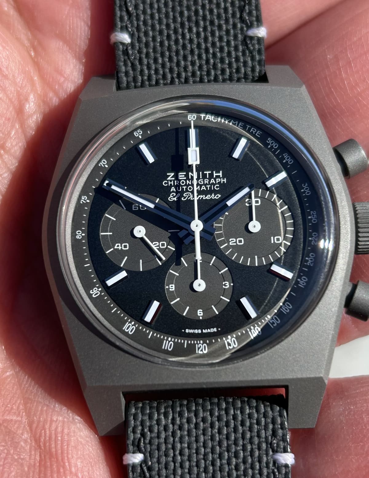Zenith Chronomaster Revival Shadow Titanium