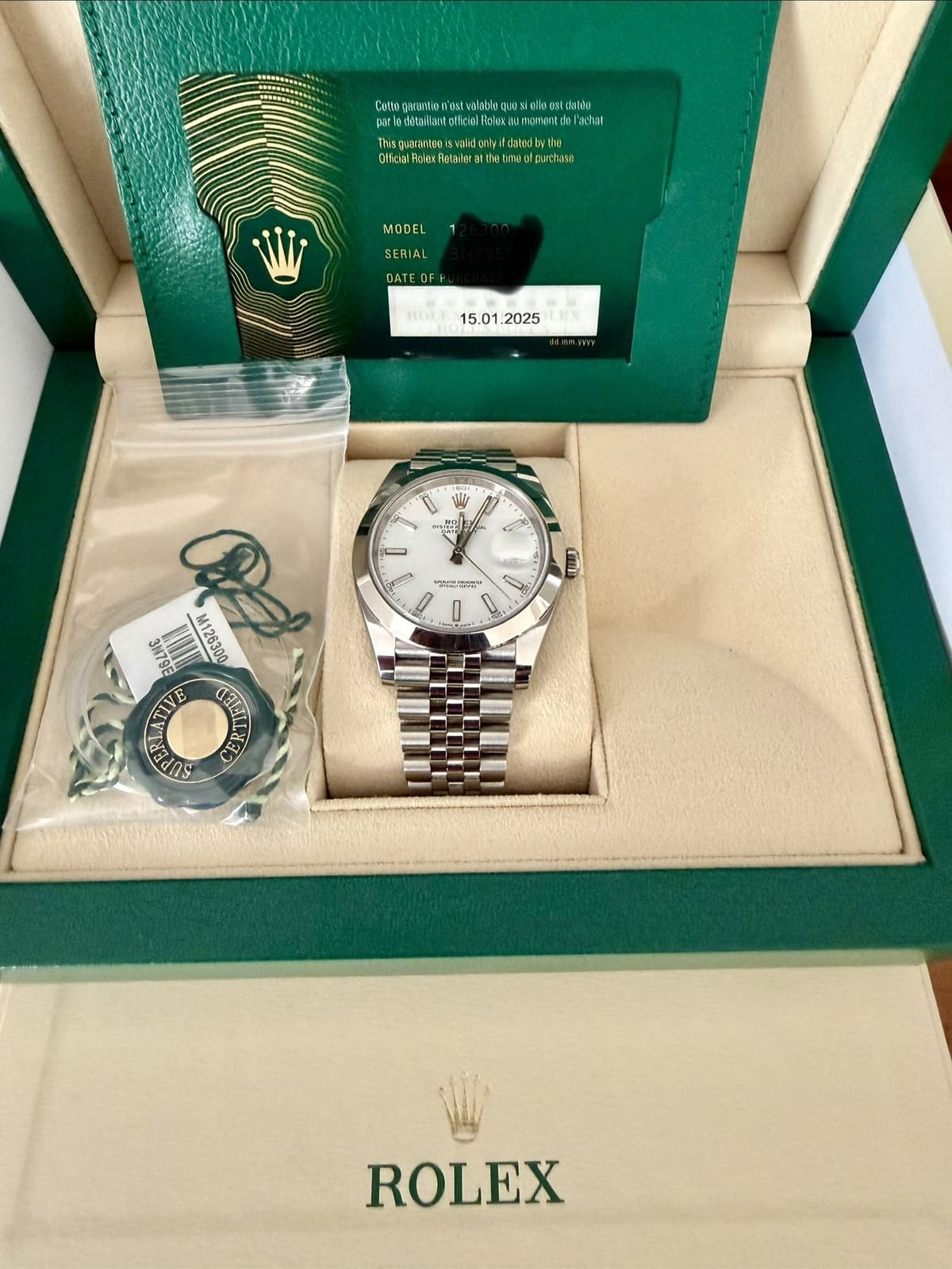 Rolex Datejust41 126300 full set