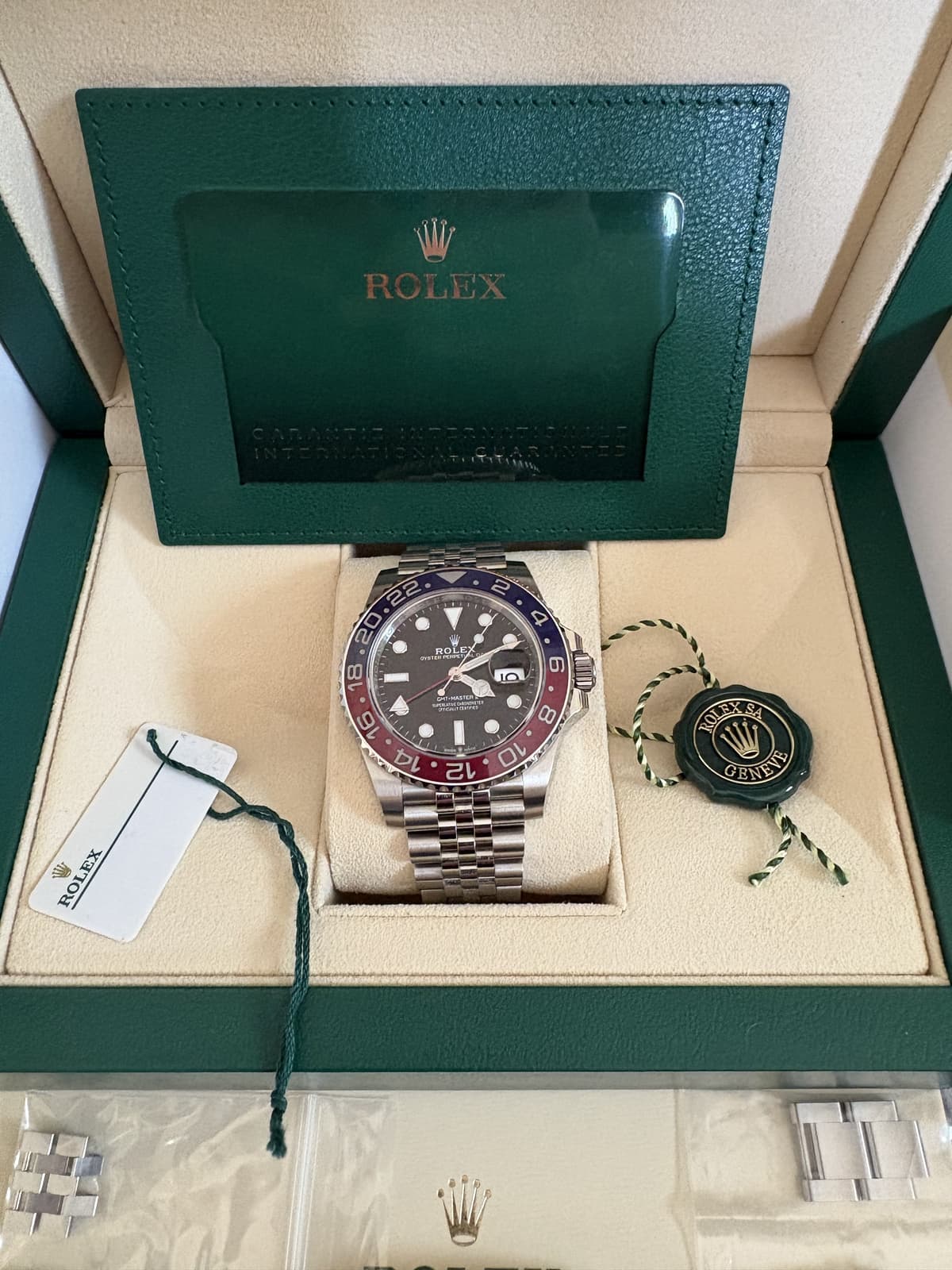 FS:  Rolex 126710 BLRO Pepsi BOTH OEM Bracelets