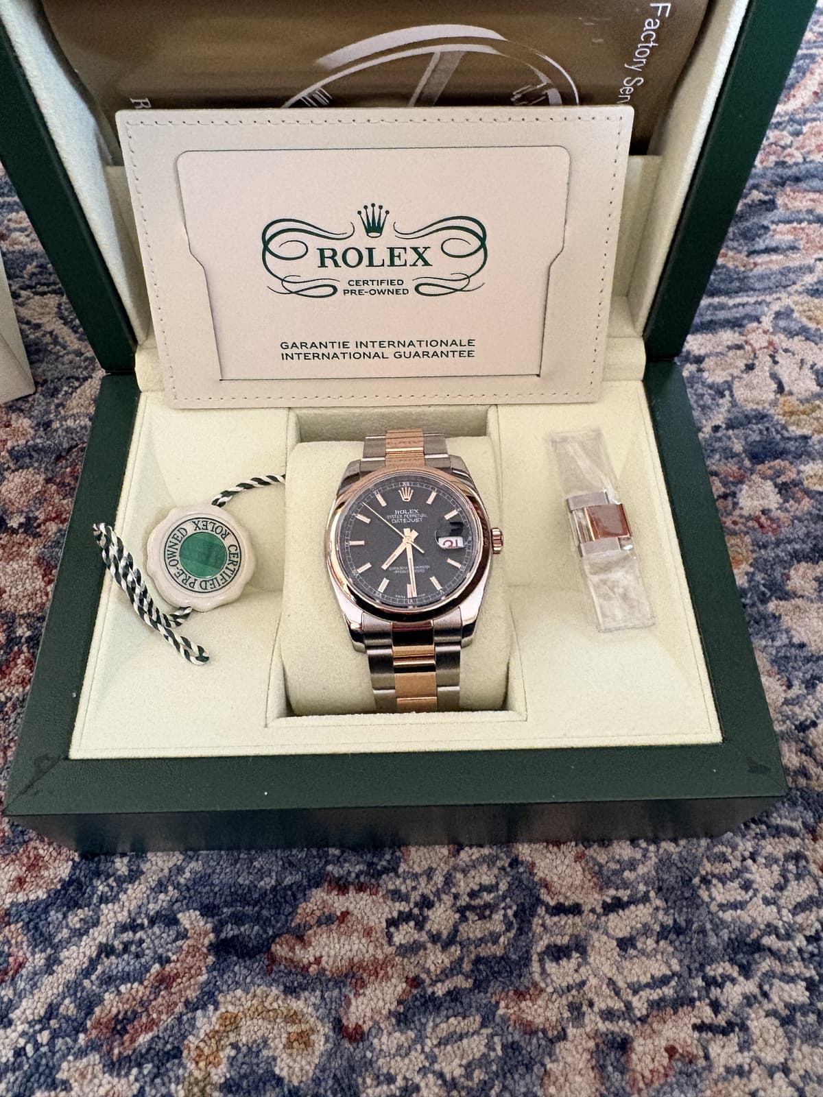 FS:  Rolex 116201 Rolex CPO