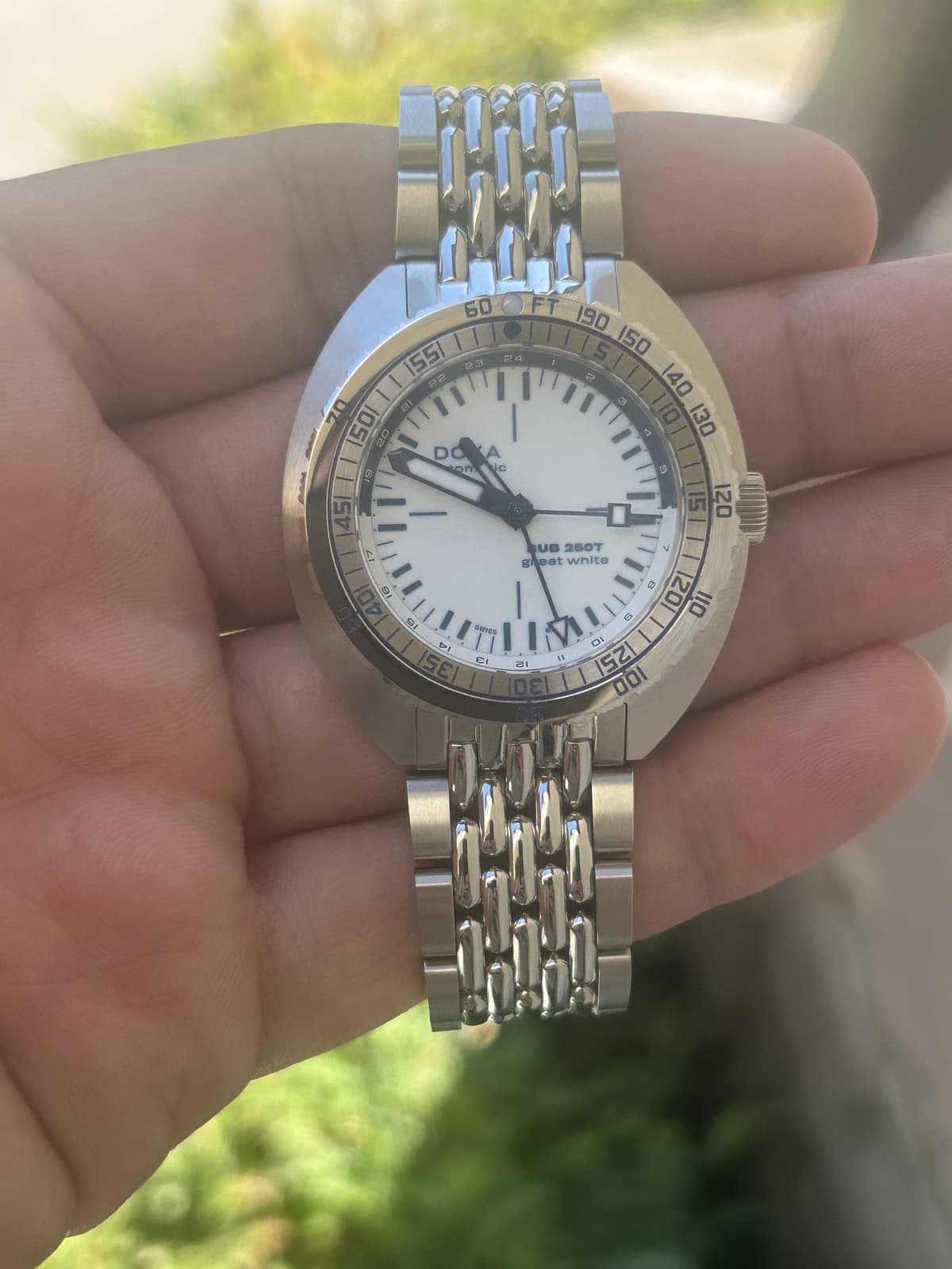 Doxa 250T GMT Great White