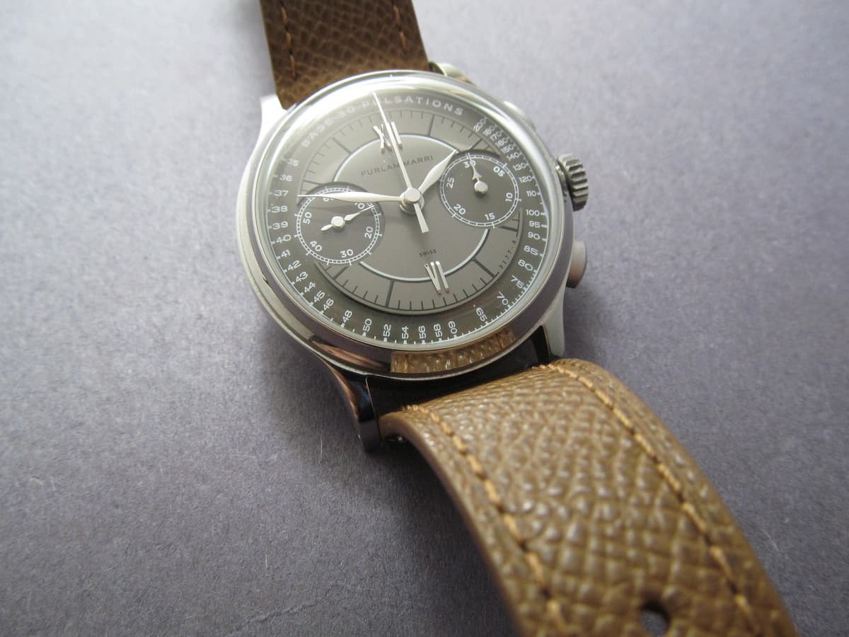 FS Lightly used Furlan Marri Flyback Chronograph with box, papers and extra strap, cleaning cloth. $3,400 OBRO